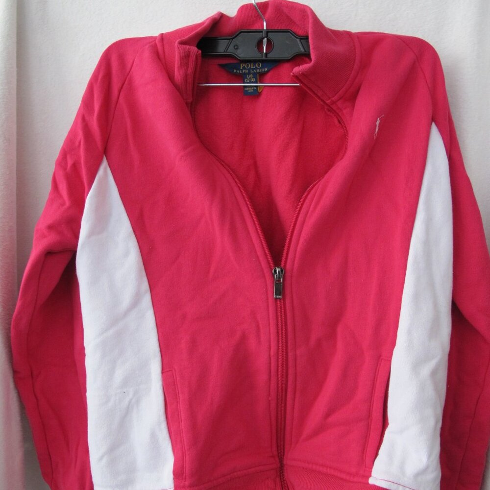 Polo Ralph Lauren Girl's Zip Up Jacket/Sweatshirt - Large (12-14)